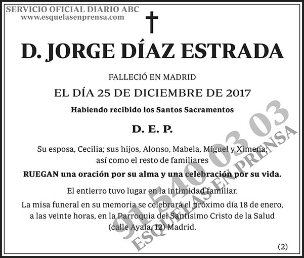 Jorge Díaz Estrada